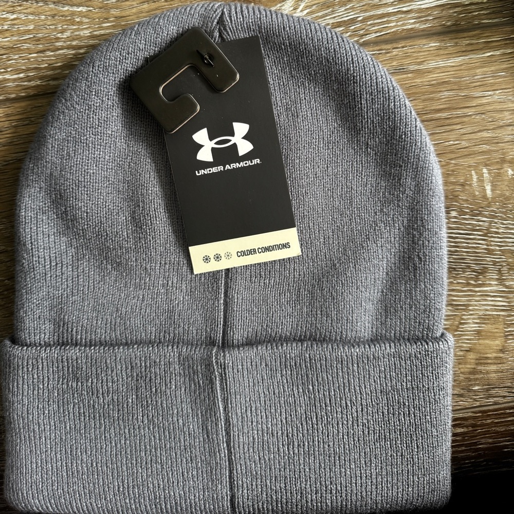 Under Armour Mens Halftime Cuff Beanie Winter Hat - 1373155 - NWT - Picture 2 of 5